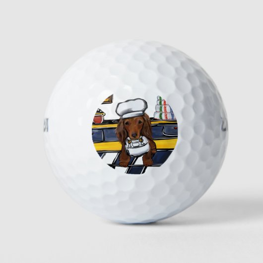 Balles De Golf Chef Red Doxie (Devant)