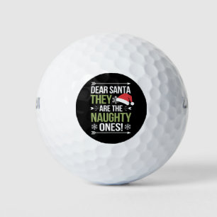 Balles De Golf Cher Père Noël, Ce Sont Les Maudits Noël