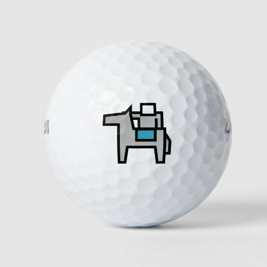 Balles De Golf Cheval 2 (Devant)