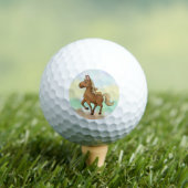 Balles De Golf Cheval et chat (T-shirt Insitu)