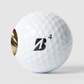 Balles De Golf Chèvre de Noël (3) (Logo)