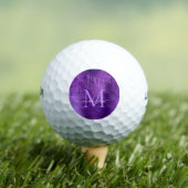 Balles De Golf Chic Purple Parties scintillant de séchage brosse  (T-shirt Insitu)