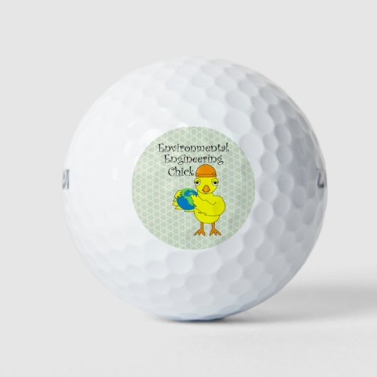 Balles De Golf Chick d'ingénierie de l'environnement (Devant)