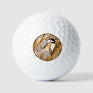 Balles De Golf Chickadee au plafond noir - Photo originale