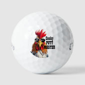 Balles De Golf Chicken Rooster Golf Pun GraphicCallaway Supersoft (Recto)