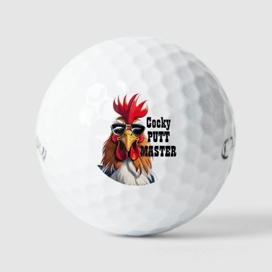 Balles De Golf Chicken Rooster Golf Pun GraphicCallaway Supersoft (Recto)