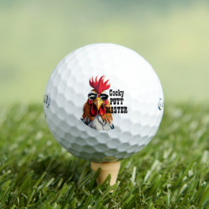Balles De Golf Chicken Rooster Golf Pun GraphicCallaway Supersoft