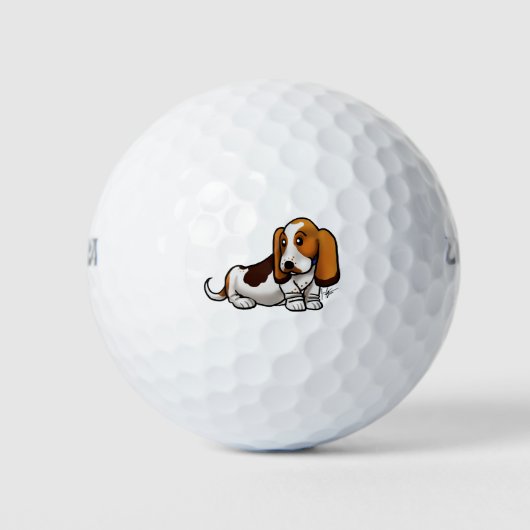 Balles De Golf Chien - Basset Hound (Devant)