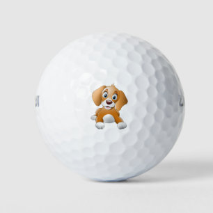 Balles De Golf Chien Brown