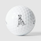 Balles De Golf Chien dalmate (Recto)