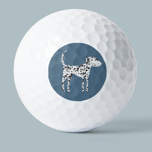 Balles De Golf Chien dalmate amusant
