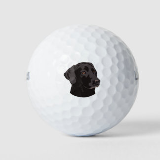 Balles De Golf Chien de Black Lab