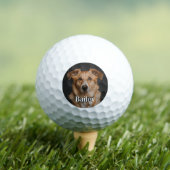 Balles De Golf chien de compagnie customisé photo moderne personn (T-shirt Insitu)