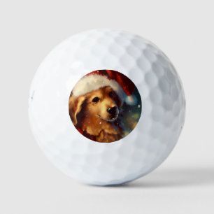 Balles De Golf Chien de Noël (4)