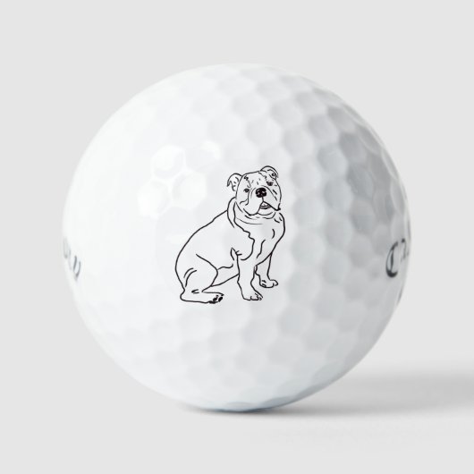 Balles De Golf Chien de taureau (Recto)