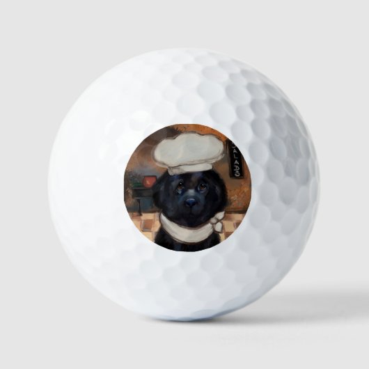 Balles De Golf Chien de Terre-Neuve         (Recto)