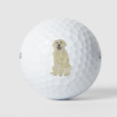 Balles De Golf Chien d'or (Devant)