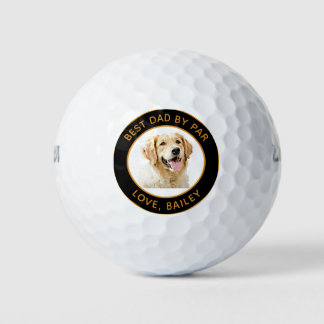 Balles De Golf Chien d'or retriever personnalisé Chien dessiné pe