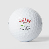 Balles De Golf Chien Golf Ball Custom Amoureux de les chiens Golf (Devant)