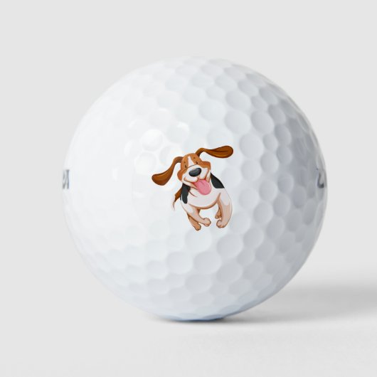 Balles De Golf Chien mignon (Devant)