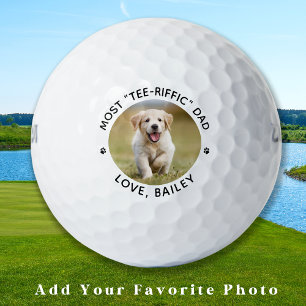 Balles De Golf Chien papa Personnalisé Animaux de compagnie Photo