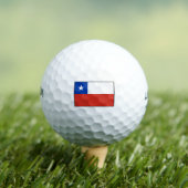 Balles De Golf Chili - Drapeau national - Actuel (T-shirt Insitu)