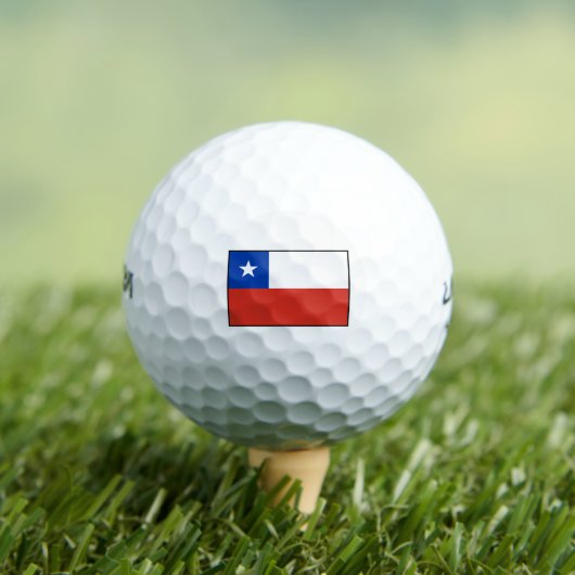 Balles De Golf Chili - Drapeau national - Actuel (T-shirt Insitu)