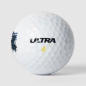 Balles De Golf Chimpanzé Drôle Pense (Logo)