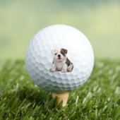 Balles De Golf Chiot Bouledogue Anglais Mignon (T-shirt Insitu)