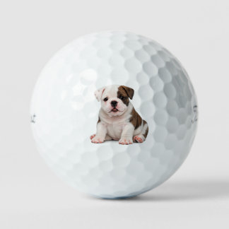 Balles De Golf Chiot Bouledogue Anglais Mignon