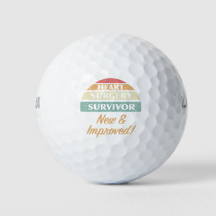 Balles De Golf Chirurgie cardiaque Survivor Humour