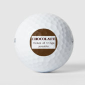 Balles De Golf Chocolat (Devant)