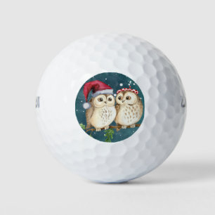 Balles De Golf chouette de Noël mignonne faune chapeau du père no