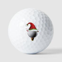 Balles De Golf Christmas Hat Magic