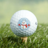 BALLES DE GOLF CHRISTMAS HIVER SNOWMAN (T-shirt Insitu)