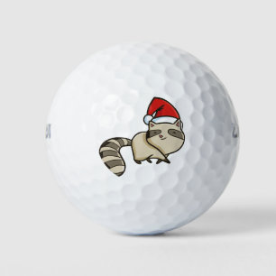 Balles De Golf Christmas racoon