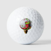 Balles De Golf Christmas Stocking (Recto)