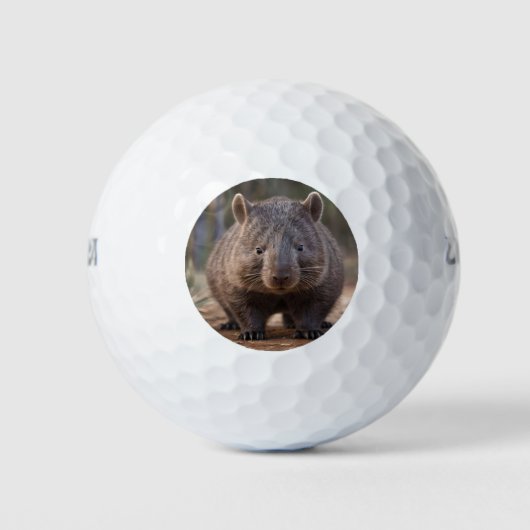 Balles De Golf Chubby The Australian Wombat, (Devant)