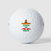 Balles De Golf Cinco De Mayo (Devant)
