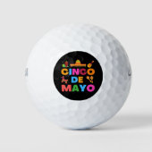 Balles De Golf Cinco De Mayo (Devant)
