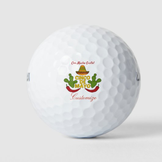 Balles De Golf Cinco de Mayo Thunder_Cove (Devant)
