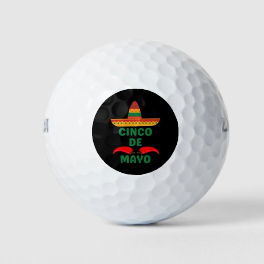 Balles De Golf Cinq Mai (Devant)