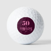 Balles De Golf Cinquante et fabuleux Anniversaire de Bourgogne (Recto)