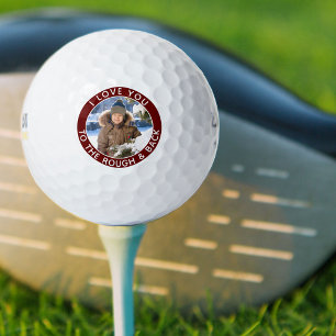 Balles De Golf Citation drôle personnalisée pour enfants en blanc