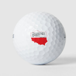 Balles De Golf Citation du pape Jean-Paul II