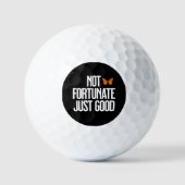 Balles De Golf Citation Papillon Monarch 'Pas De Chance, Simpleme (Recto)
