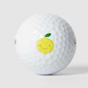 Balles De Golf Citron de dessin animé mignon