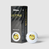 Balles De Golf Citrons jaune (Emballage)