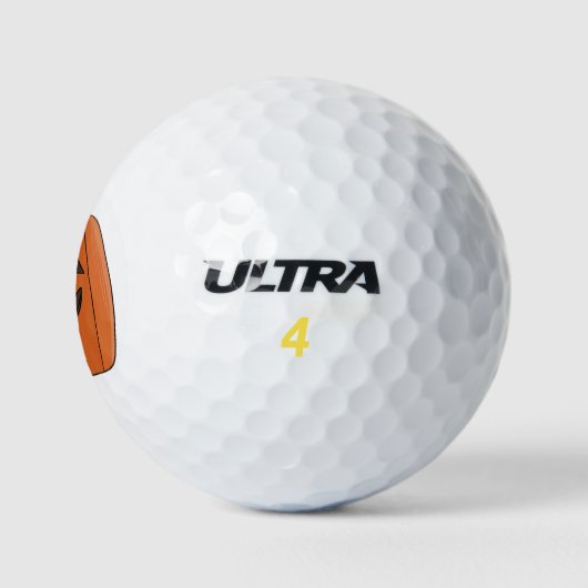 Balles De Golf Citrouille cool (Logo)