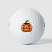 Balles De Golf Citrouille d'Halloween (Devant)